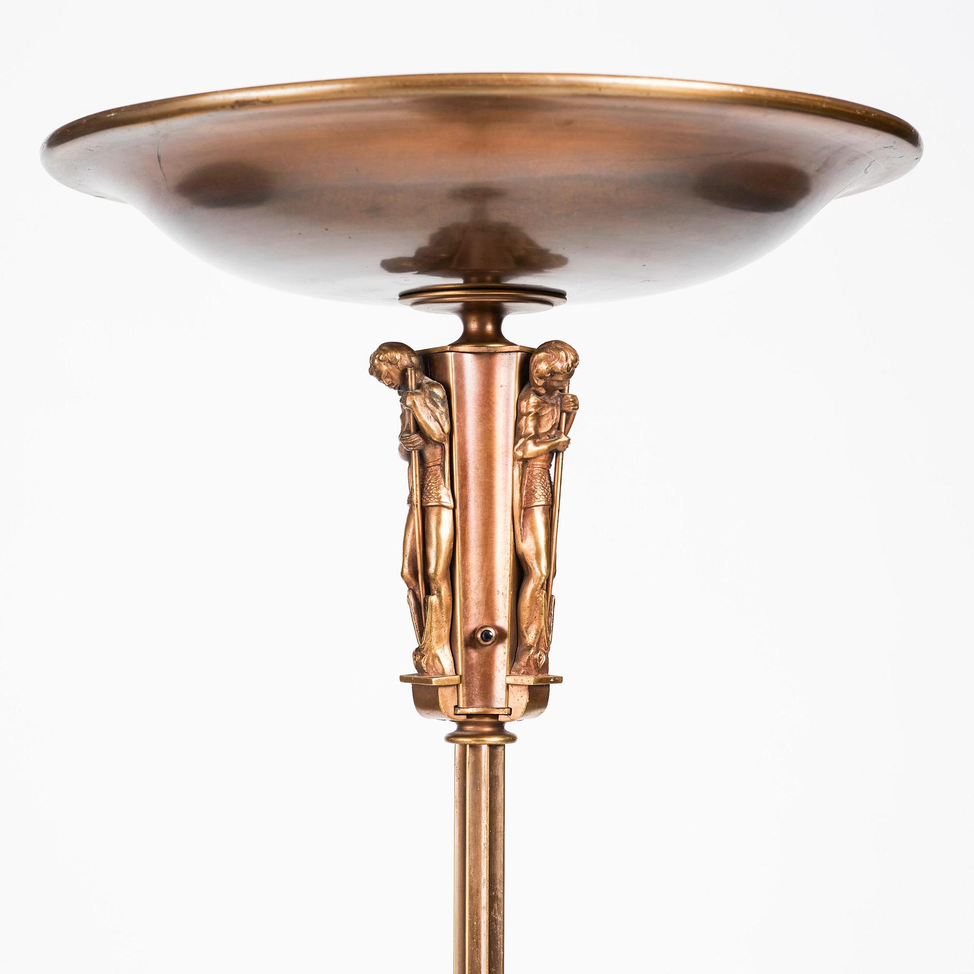 Atelier Torndahl tillskriven, uplight/ golvlampa, Swedish Grace, 1930-40-tal.