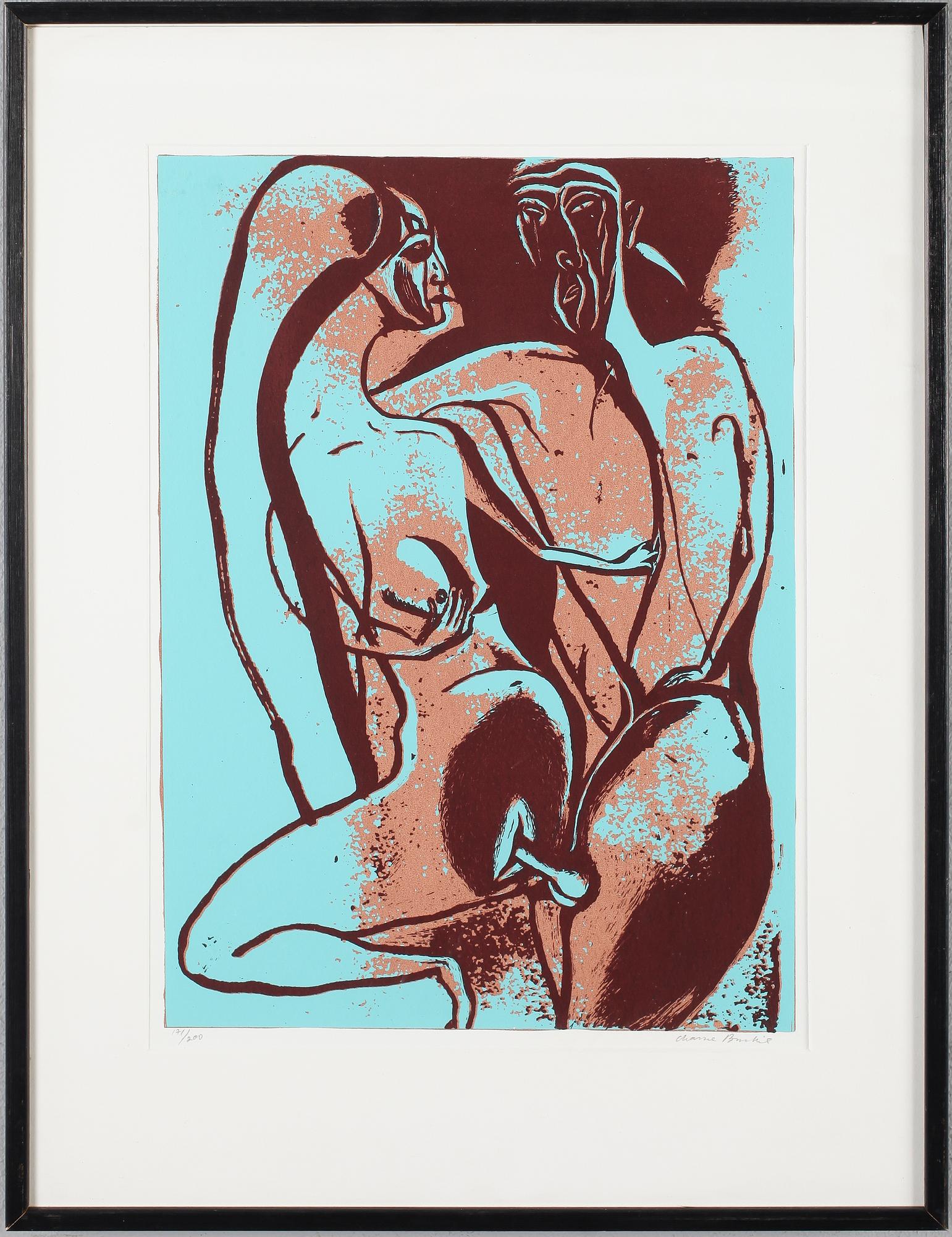 CHANNA BANKIER, färglitografi, signerad och numrerad 171/200.