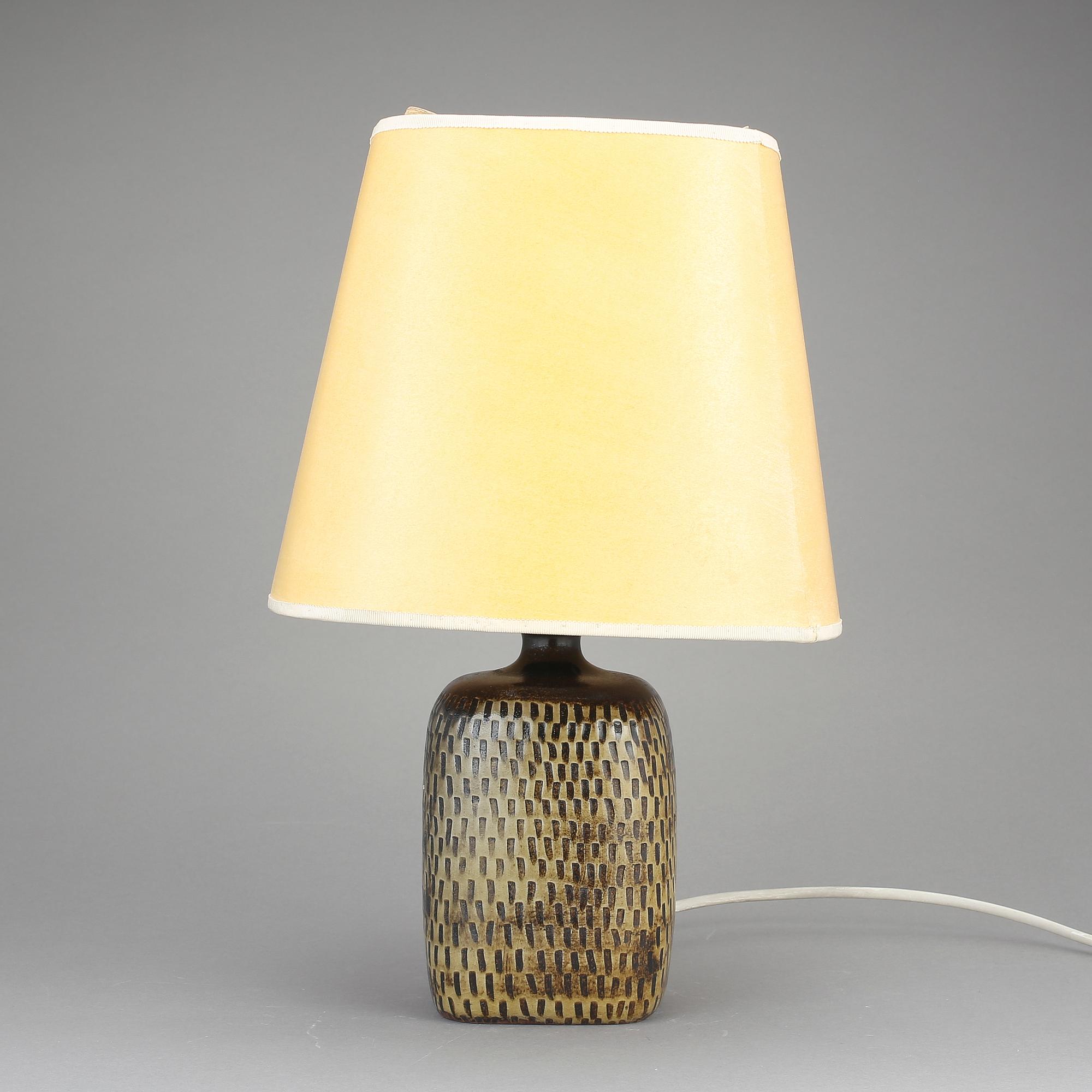 BORDSLAMPA, stengods, Stig Lindberg, Gustavsbergs Studio.