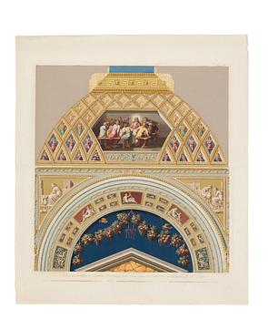 Giovanni Ottaviani, Four scenes from cloister vaults in the Raphael Loggias in the Vatican.