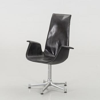 A ARMCHAIR "TULIP" BY PREBEN FABRICIUS & JÖRGEN KASTHOLM FOR KILL INTERNATIONAL DEUTSCHLAND 1960-70'S.