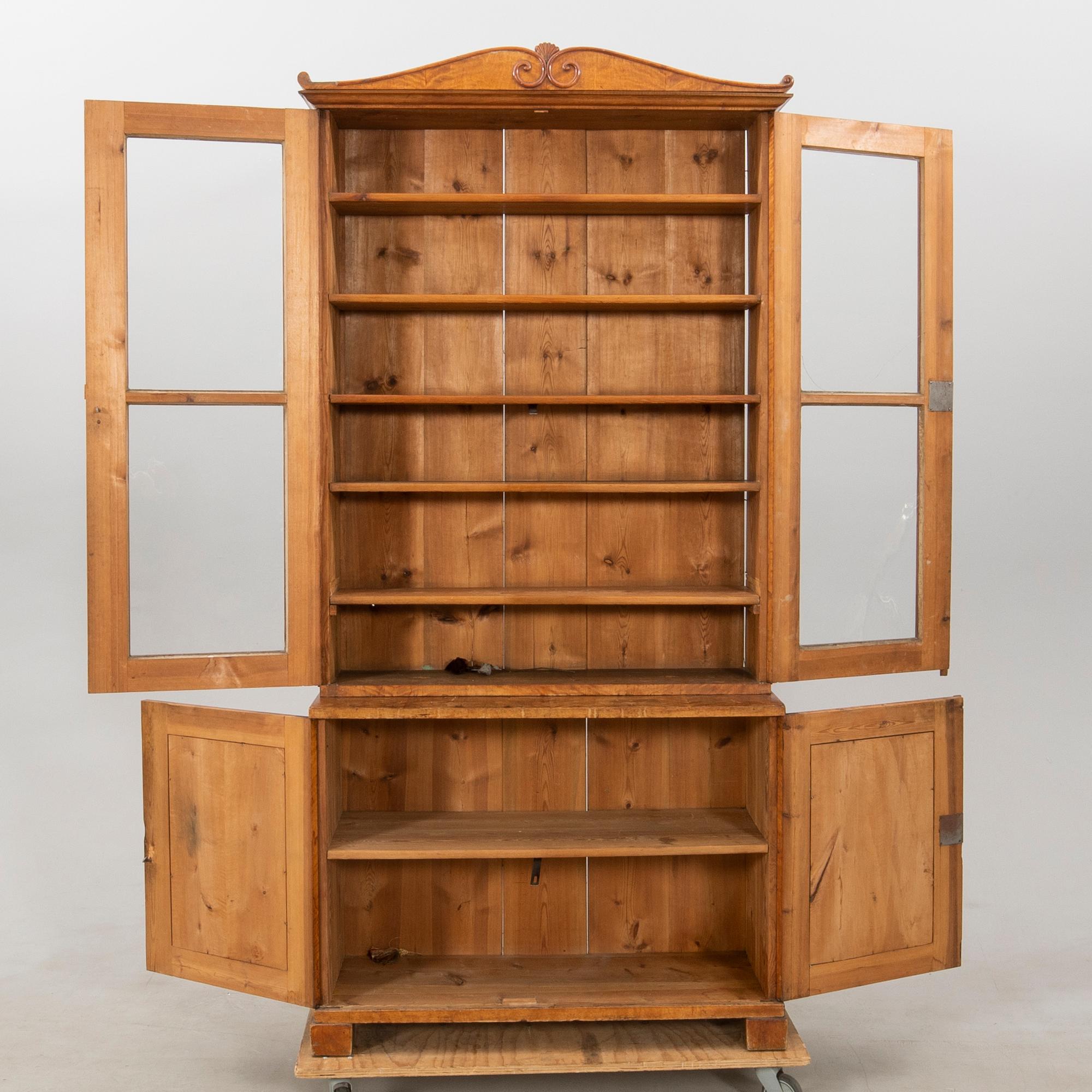 Bookcase/Display cabinet Late Empire first half of the 19th century.