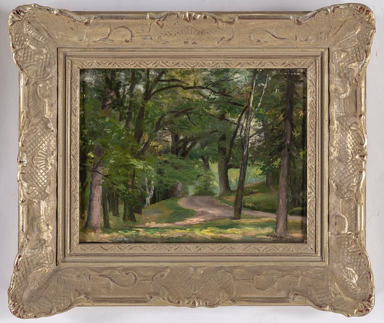 KNUT JANSON, oil on panel, signed K. Janson and dated 1924.
