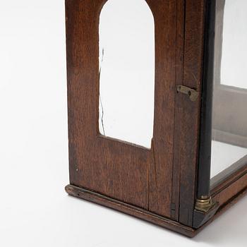 A Dutch wall clock, 18th/19th Century.