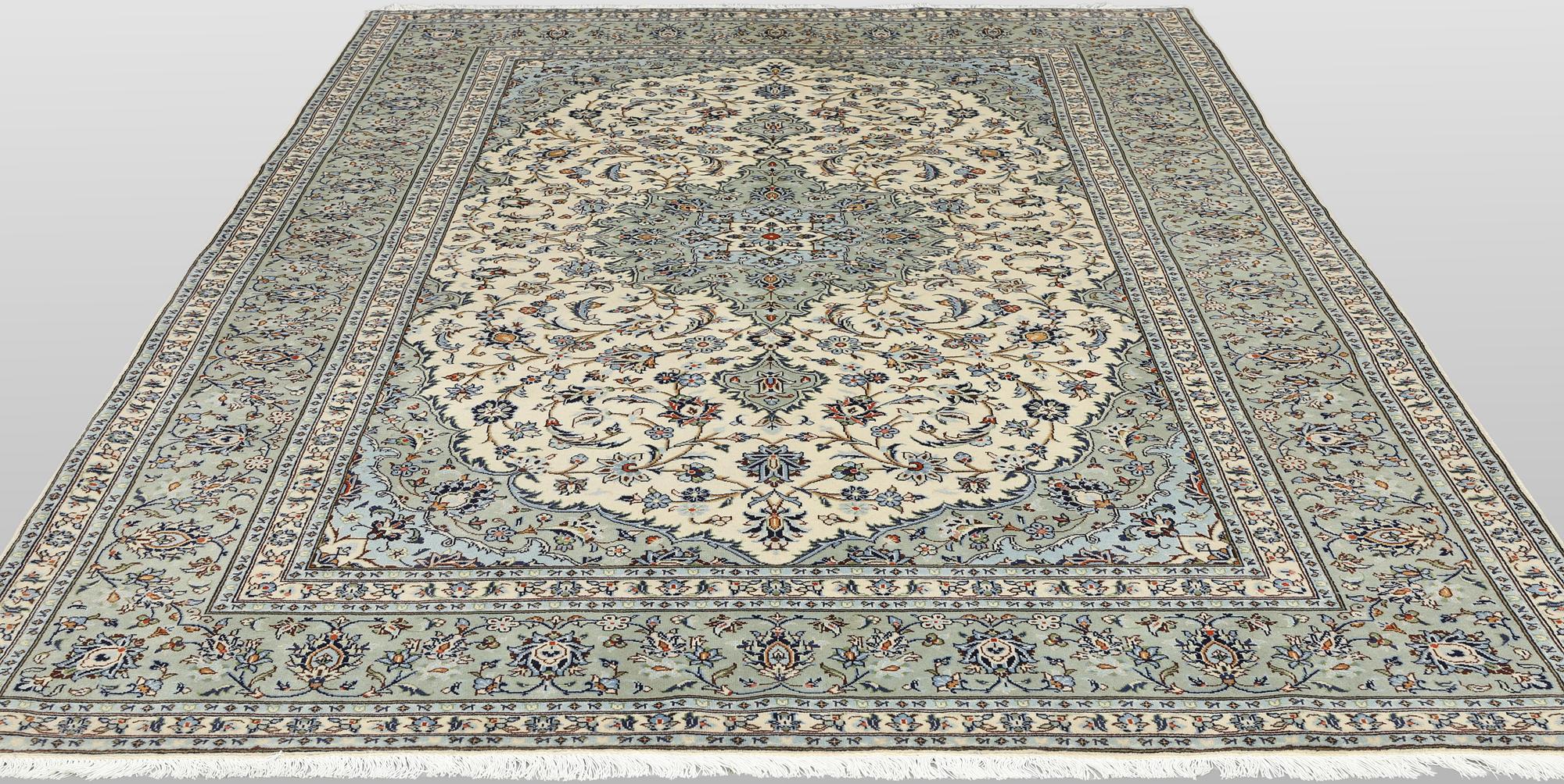A Keshan carpet, 310 x 206 cm.