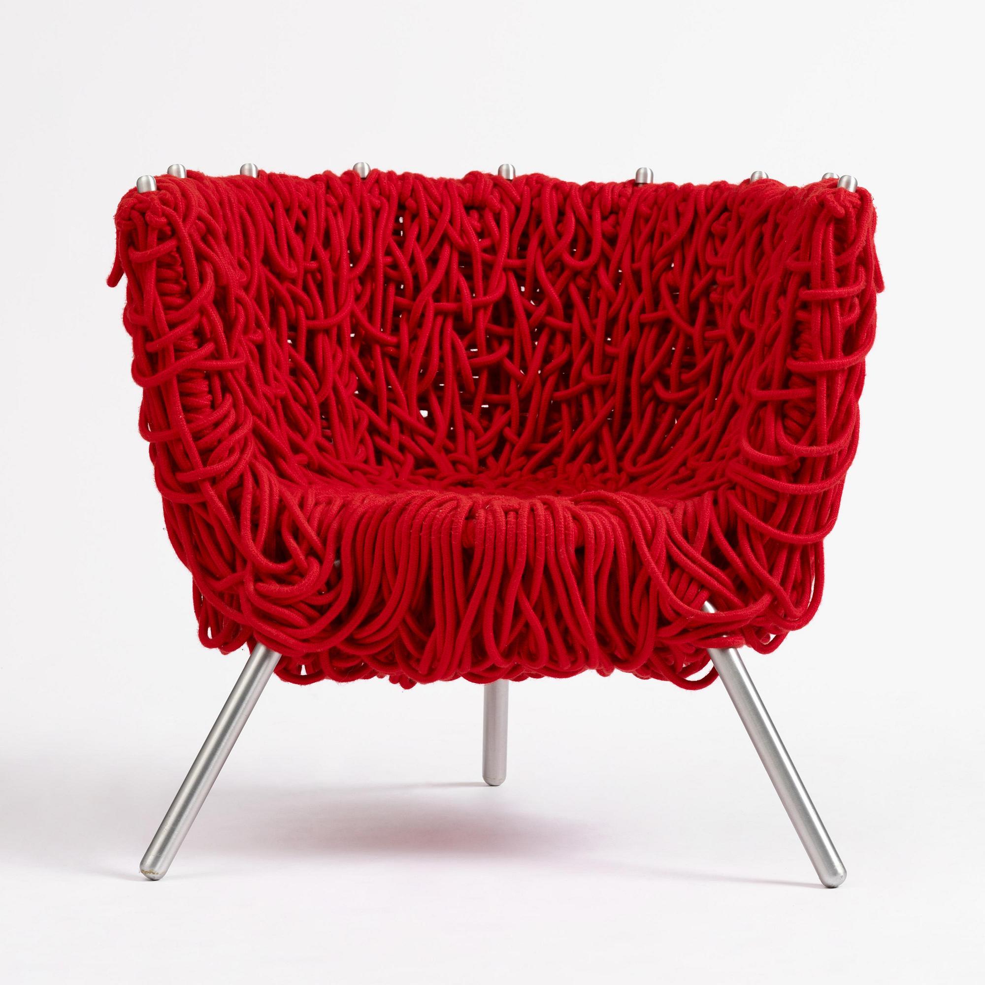 Fernando & Humberto Campana, a "Vermelha" chair, Edra, Italy, post 1993.