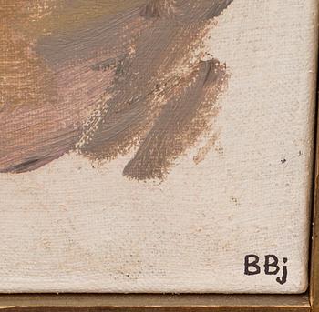 BENTE BJERREGAARD, olja på duk, monogramsignerad, a tergo signerad och daterad -81.