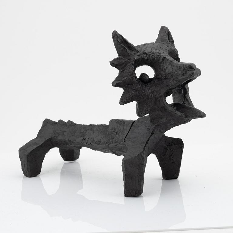 Olle Hermansson, a cast iron andiron, 'Räven', Husqvarna.