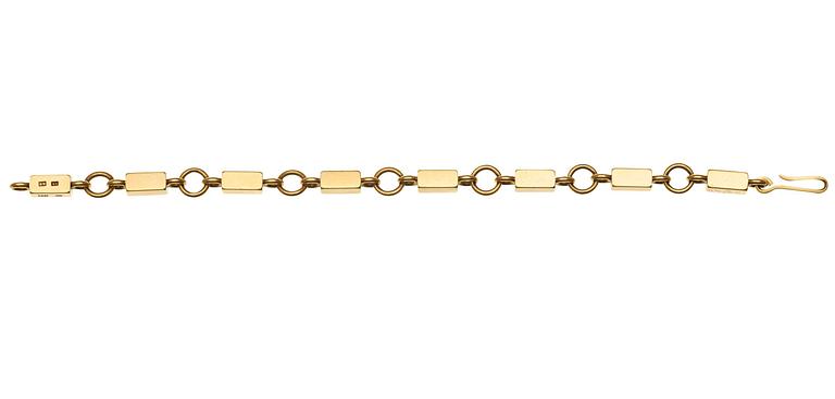 A Wiwen Nilsson 18k gold bracelet, Lund 1943.