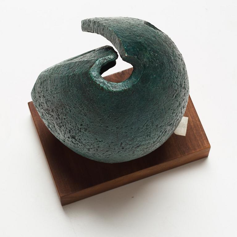 Kathe Lipin, skulptur, brons, signerad K Lipin,
