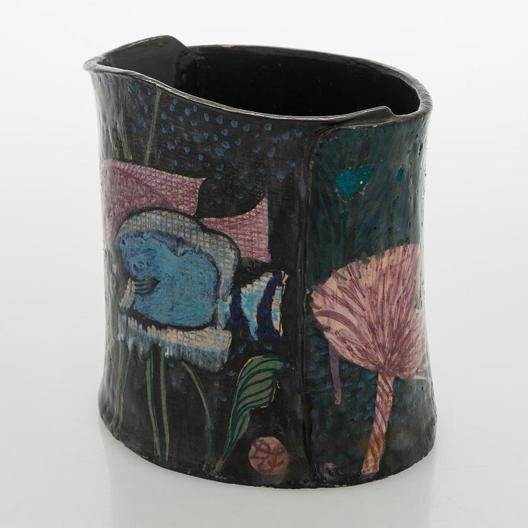 Dorrit von Fieandt, A ceramic vase, monogram signed DF. Unique piece. Latter half of the 20th century.