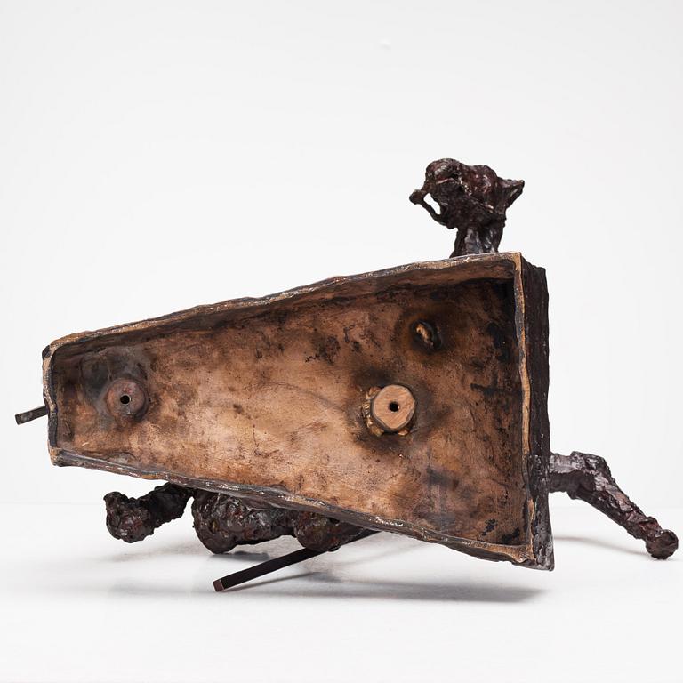 ASMUND ARLE, bronsskulptur, signerad Asmund Arle.