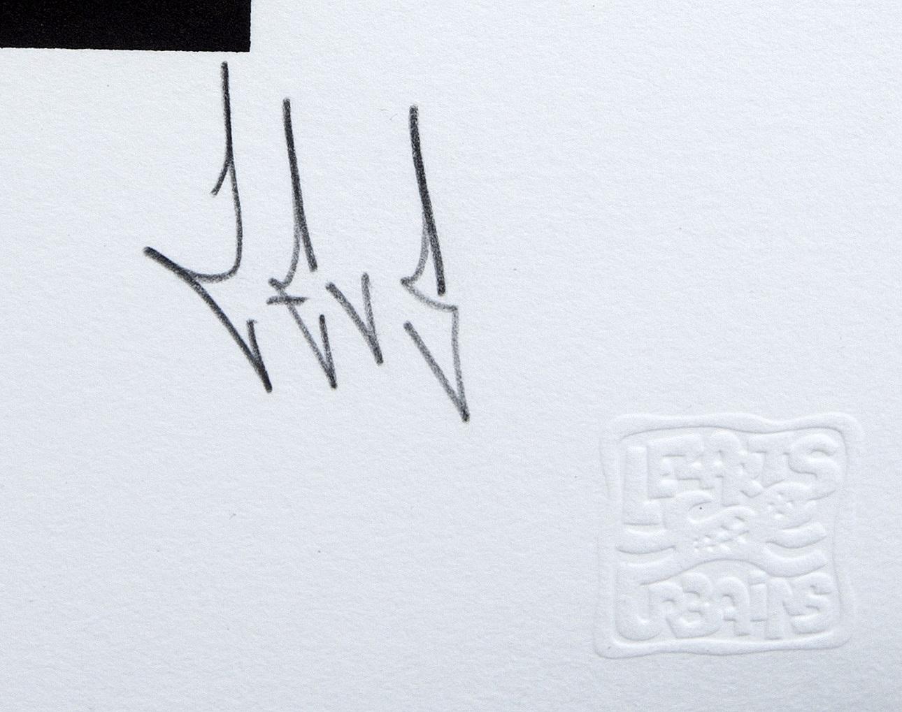 Zevs, a signed and numbered serigraph.