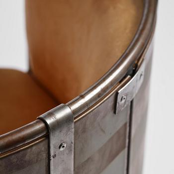 Mats Theselius, an "Älgskinnsfåtöljen" armchair, ed. 237/360, Källemo, Värnamo, post 1991.