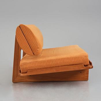 Grete Jalk, A teak sofa/daybed, Poul Jeppesen, Denmark, 1960's/1970's.