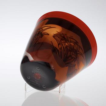 A KLas-Göran Tinbäck 'Graal' glass vase, 1998.