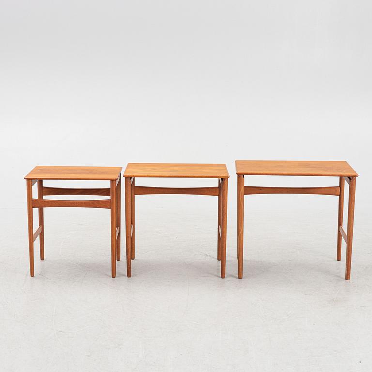 Hans J. Wegner, satsbord, 3 delar, Andreas Tuck, Danmark.