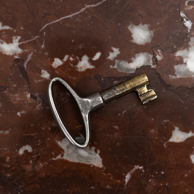 A Gustavian style chest of drawers, Mid 20th Century.