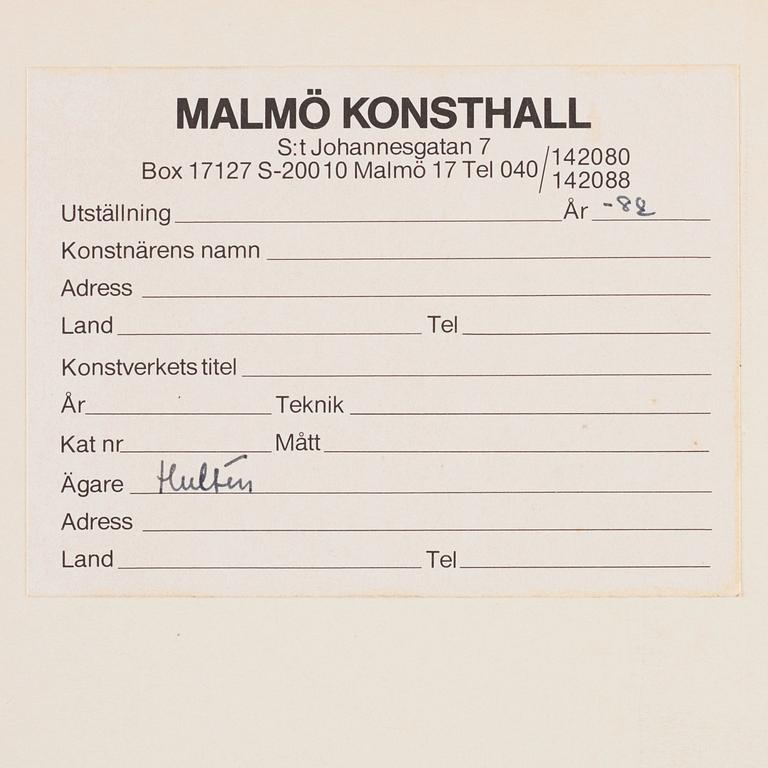 CO Hultén, "Virvlar runt".