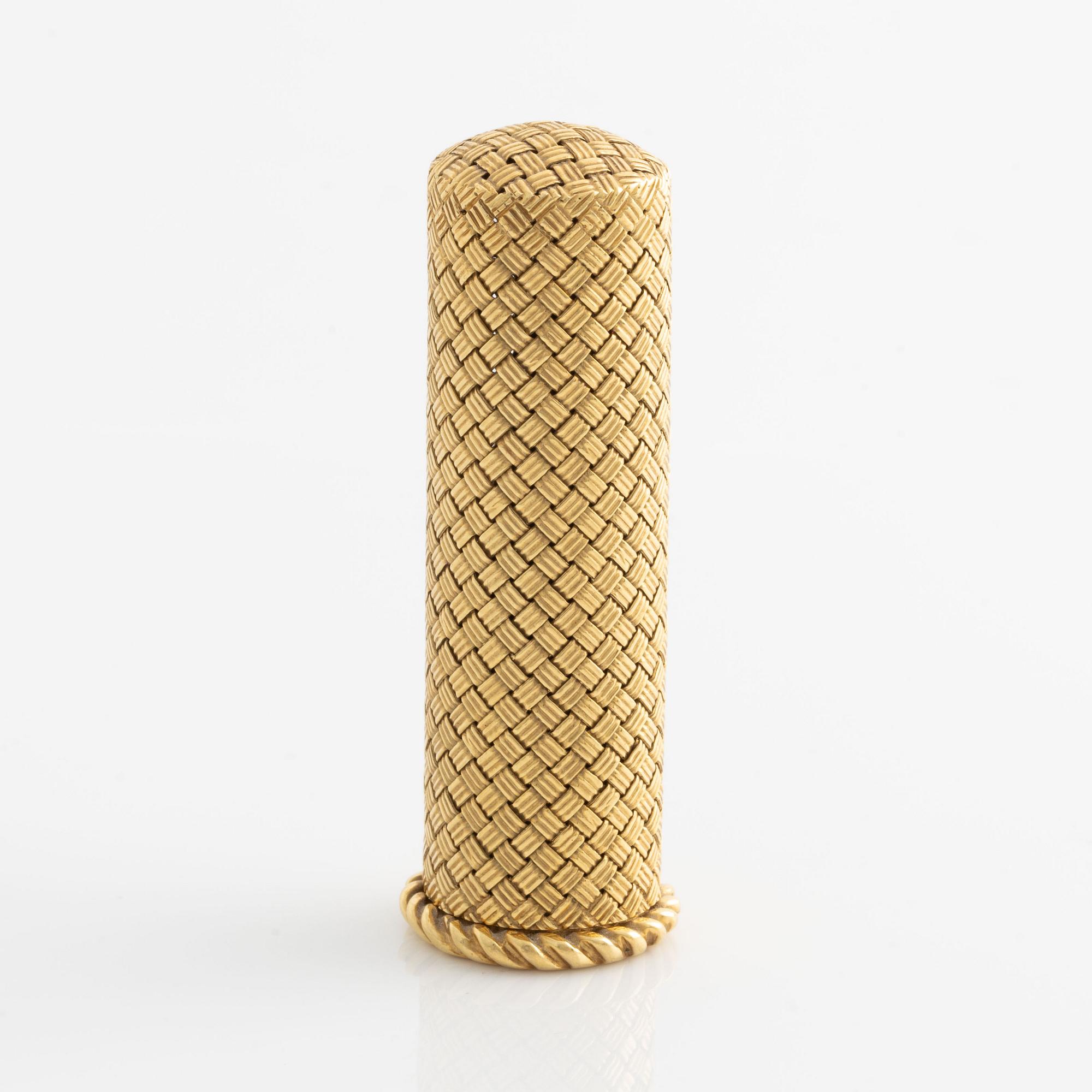 Etui/Läppstifthylsa 18K guld.