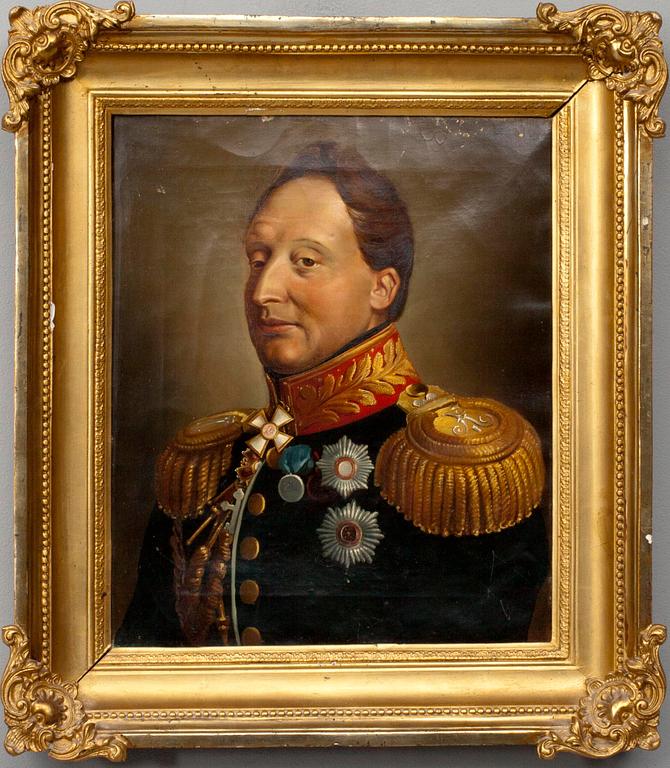 GEORGE DAWE, hans krets, olja på duk.