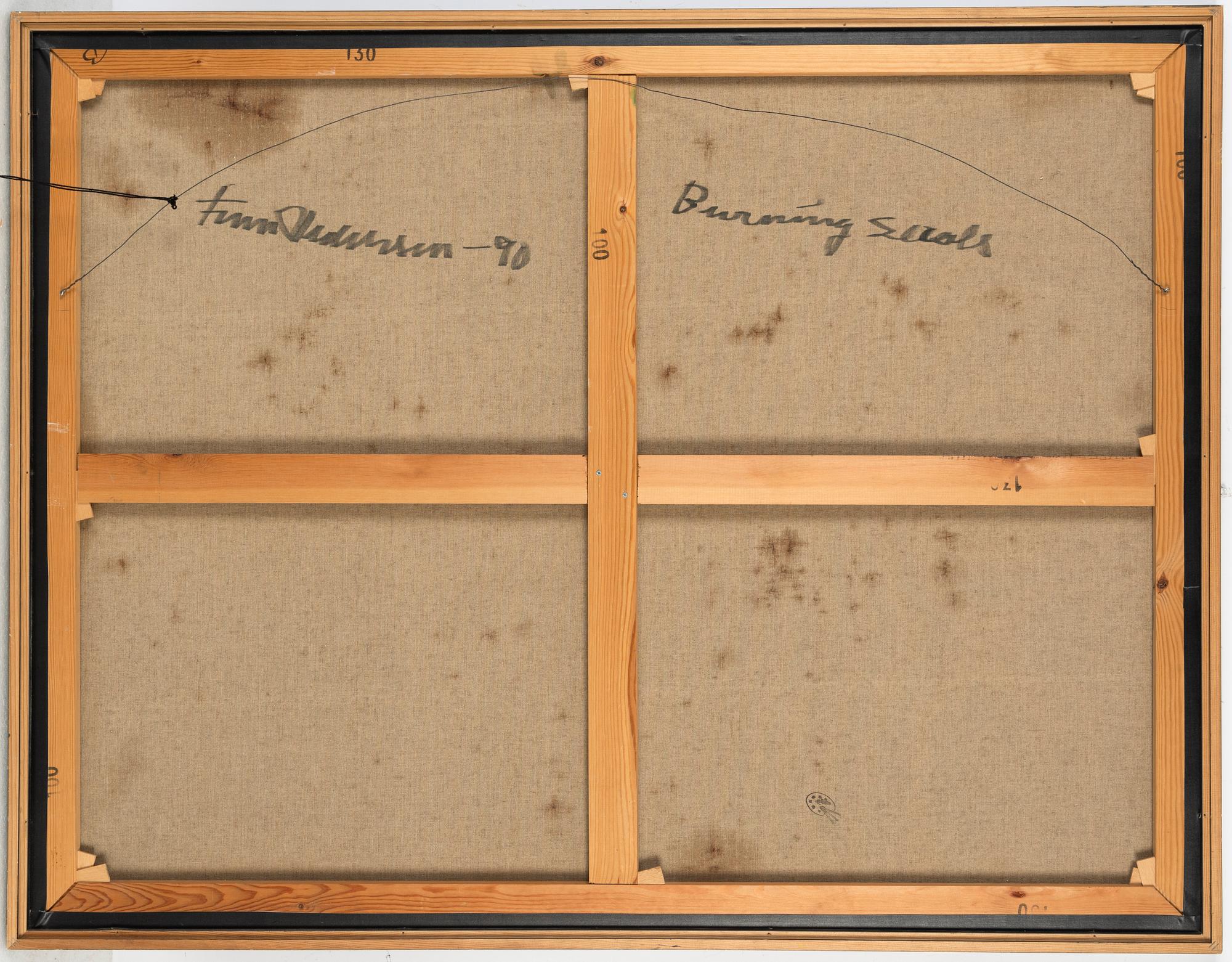 Finn Pedersen, olja på duk, signerad.