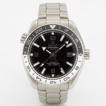 Omega, Seamaster, GMT, Planet Ocean 600M, wristwatch, 43.5 mm.