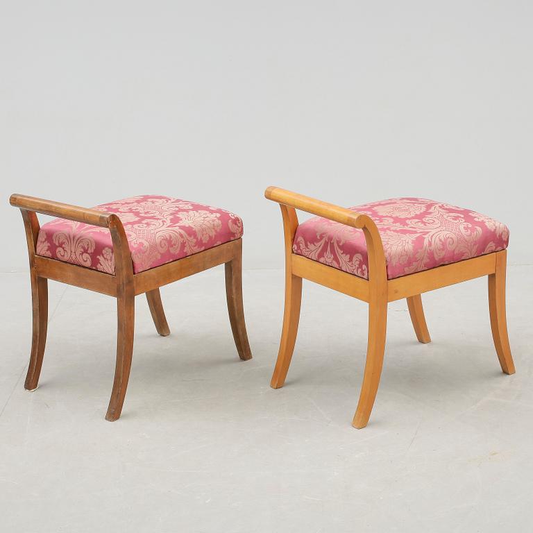 TABURETTER, Karl Johan, 1800-tal.