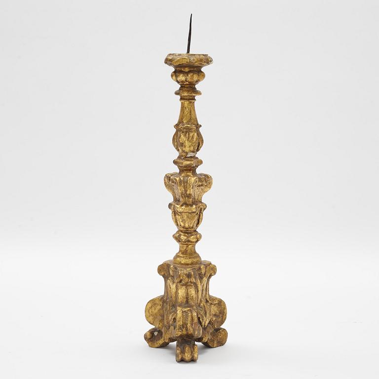 Altarljusstake, Barock, omkring år 1700.