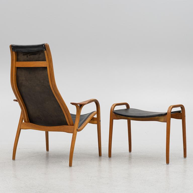 Yngve Ekström, armchair with footstool, "Lamino", Swedese.