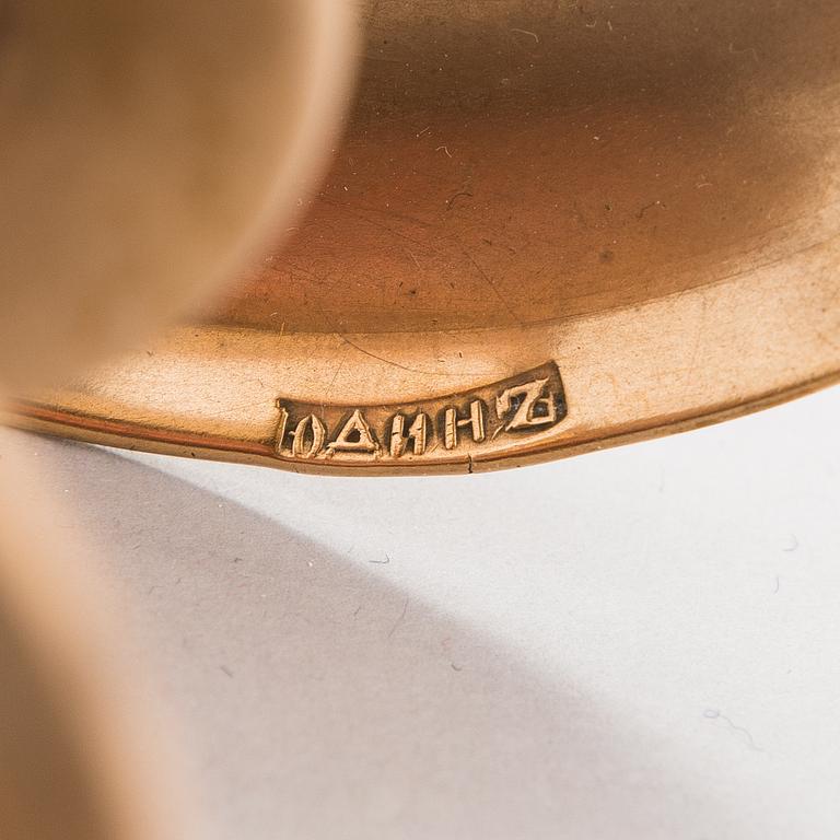 Yökynttilänjalkoja, pari, Judin, Venäjä 1800-luku.