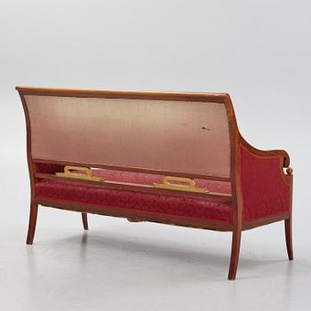 An empire style sofa, ca 20th Century.