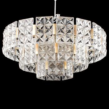 A ceiling lamp, probably designed by Carl Fagerlund, Orrefors, 1960´s.