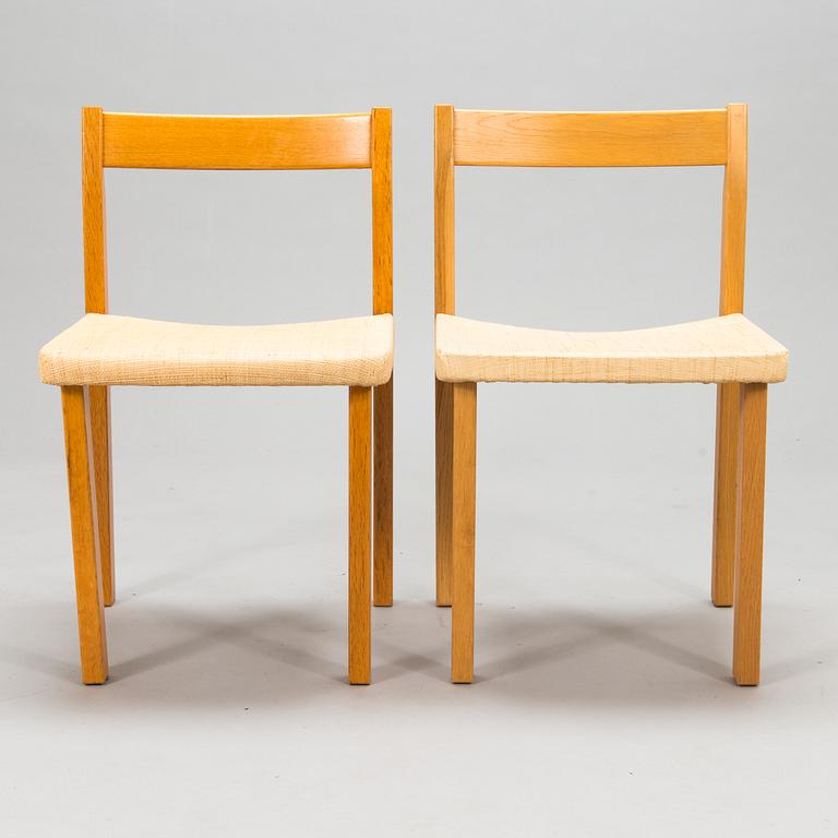 Olavi Hänninen, A set of 10 'Tuomas' dining chairs,  for Huonekalu Mikko Nupponen, Finland 1950s.