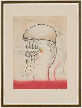 ANDRÉ FRANÇOIS, färgetsning. Signerad och numrerad 99/100.