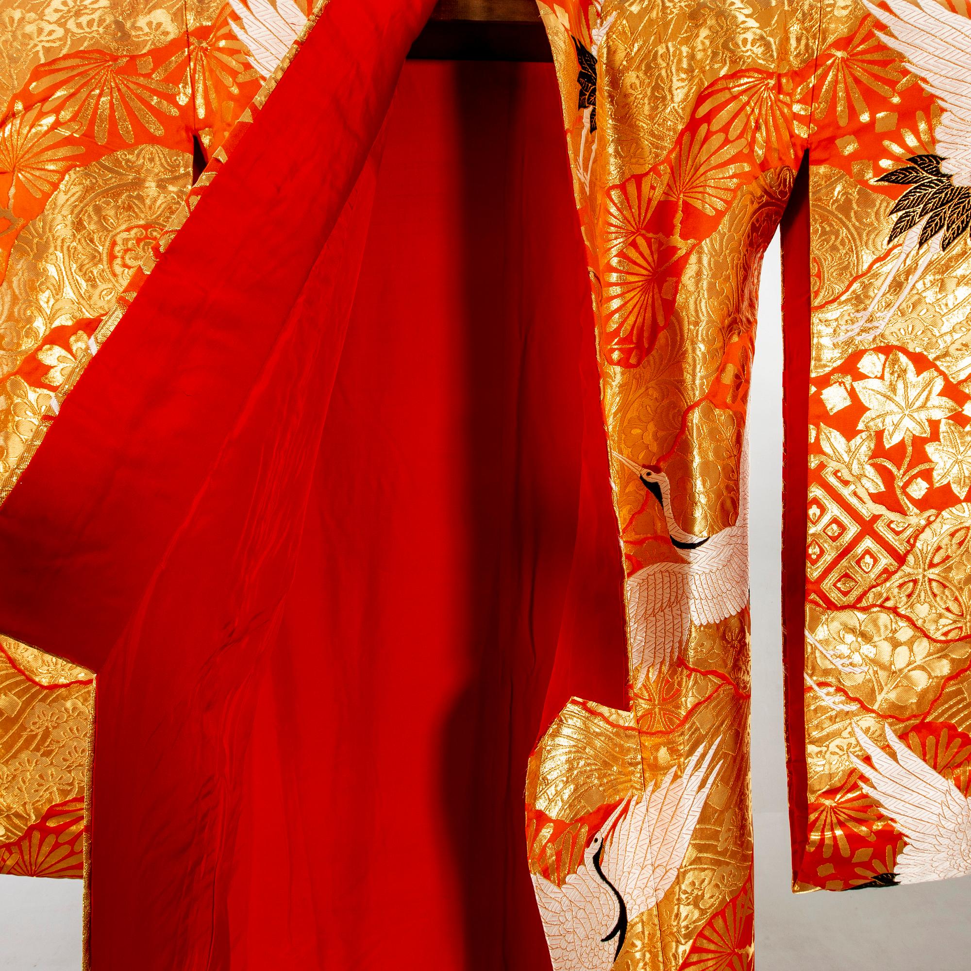 A 20th century Japanese wedding kimono.