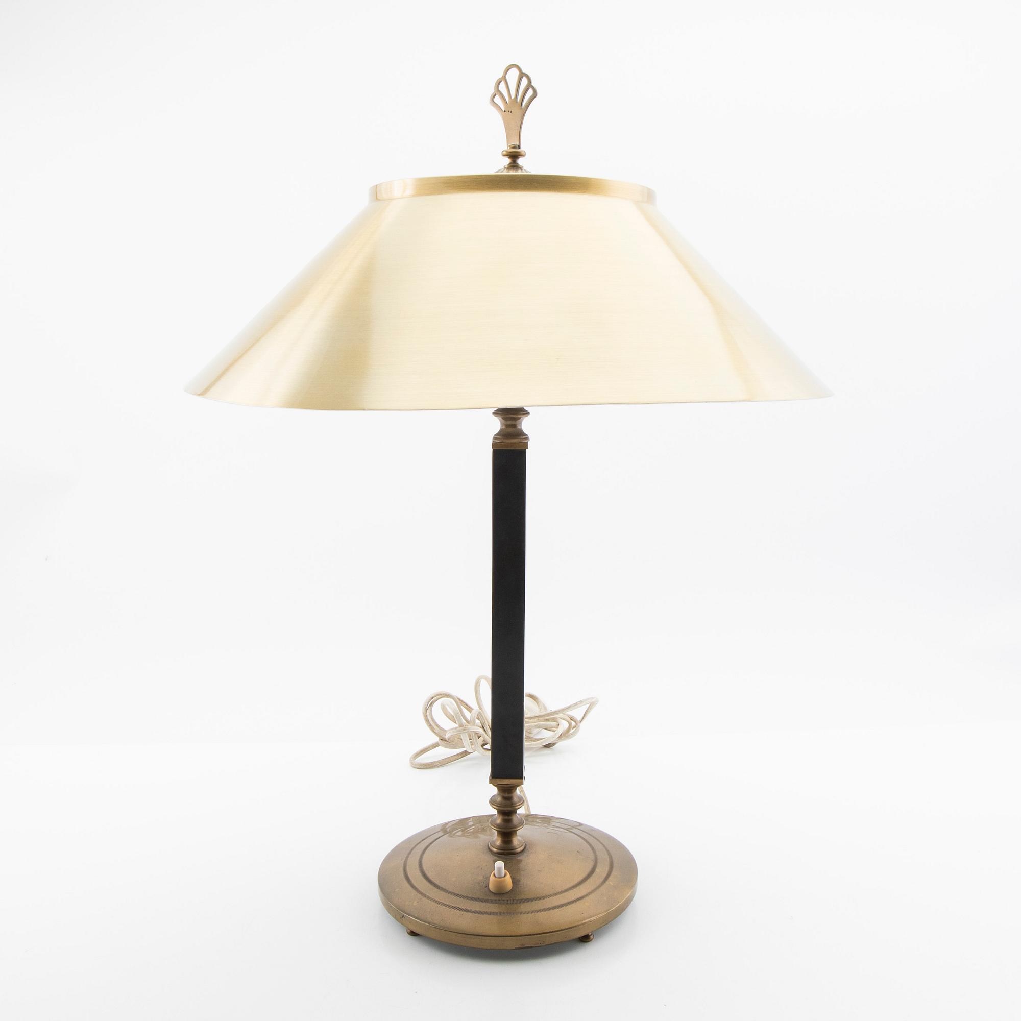 Harald Notini, bordslampa, modell "6942", Arvis Böhlmarks Lampfabrik, 1930-tal.