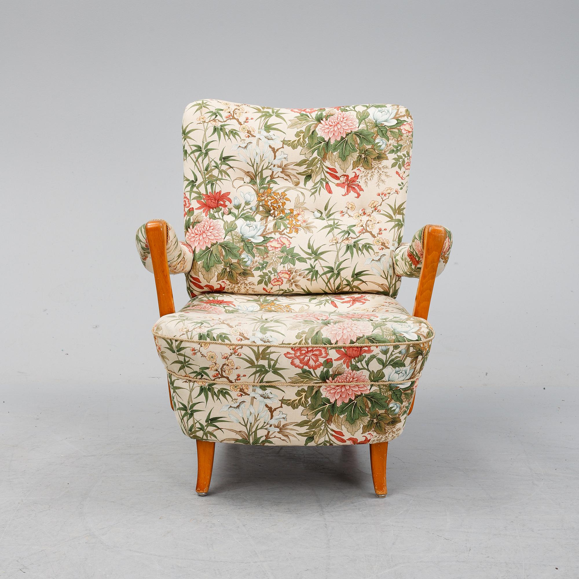 A 1940's Swedish Modern easy chair.