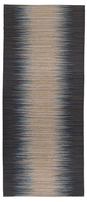 Claesson Koivisto Rune, a carpet, "Forell, vinterstorm", flat weave, ca 722 x 309 cm, signed AB MMF MC EK OR.