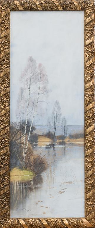 CARL BRANDT, pastell, signerad och daterad 1900.