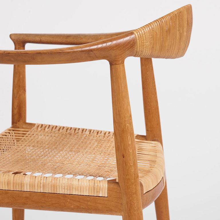 Hans J. Wegner, a "The Chair" model "JH 501", Johannes Hansen, Denmark 1950s-60s.