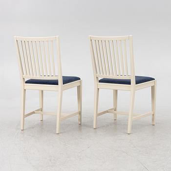 Svante Skogh, a 'Vindö' dining table and four chairs, Balders snickeri, Vaggeryd, second half of the 20th century.