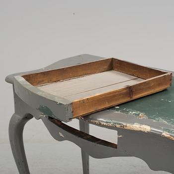 A Swedish rococo writing table, late 1700s.