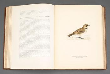 BÖCKER, "Svenska fåglar", 3 band, efter M W och F von Wright, Förlaget Svenska Fåglar Stockholm 1927-29.
