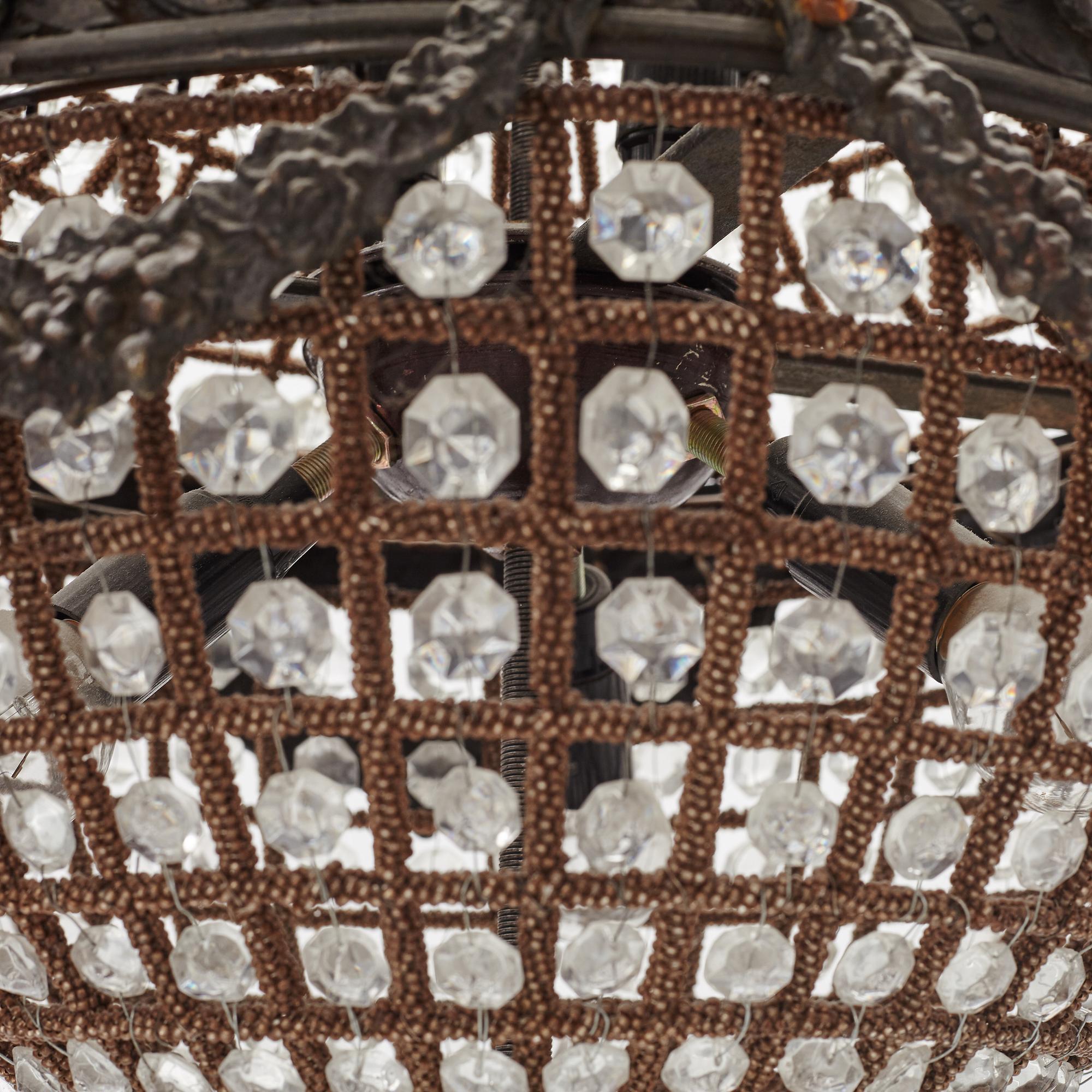 A chandelier, mid 20th Century.