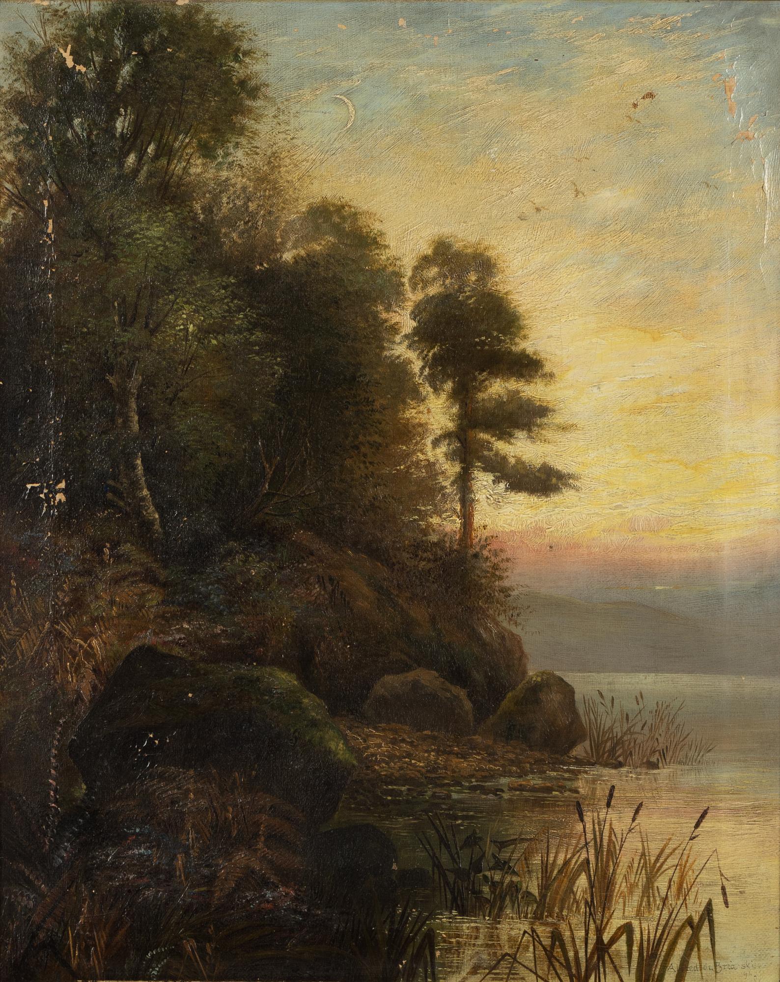 Alfred De Breanski, attributen to,  oil on canvas, signed.