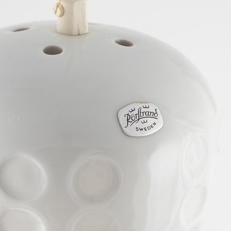 A pair of ceiling lamps, Rörstrand.