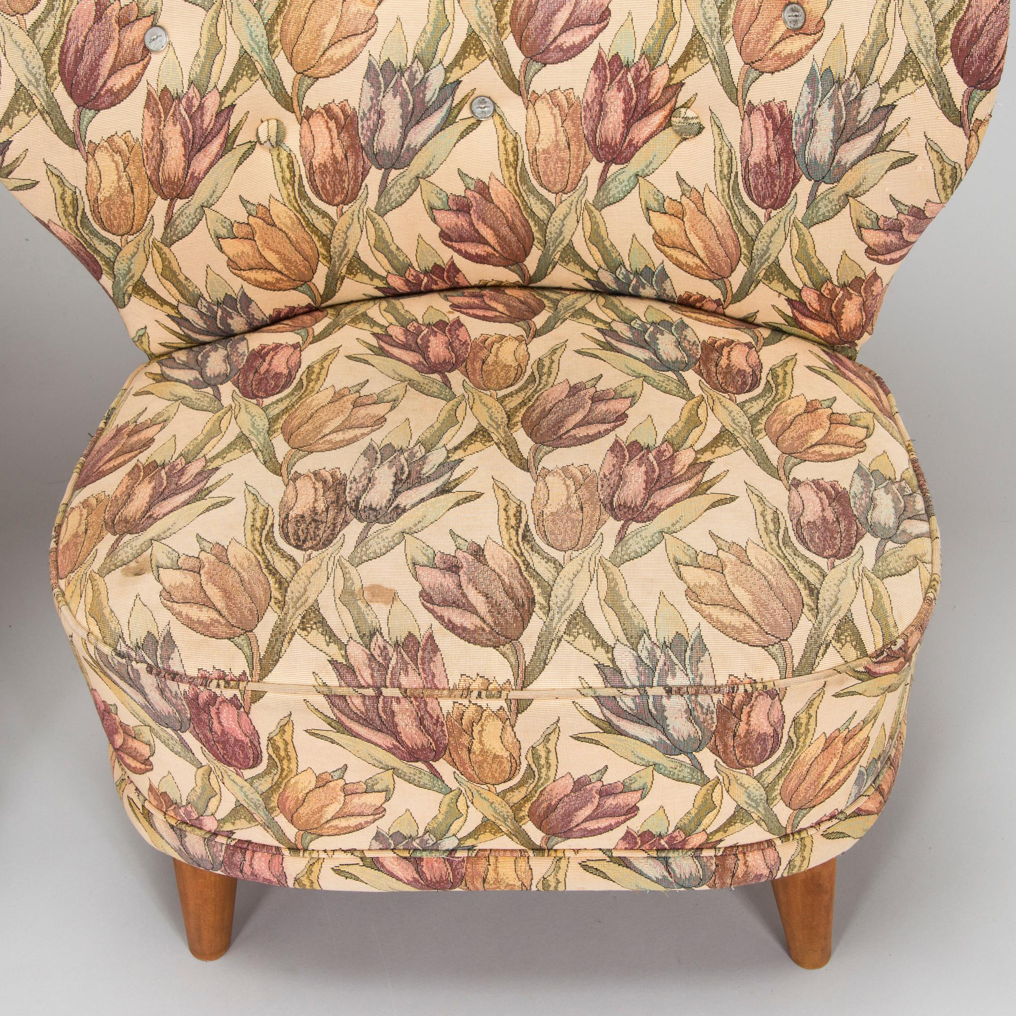 Fåtöljer, ett par, 1900-talets mitt.