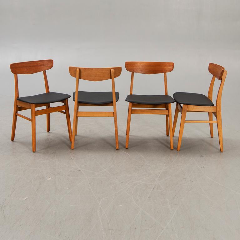 Stolar, 4 st, Farstrup, 1960-tal, Danmark.