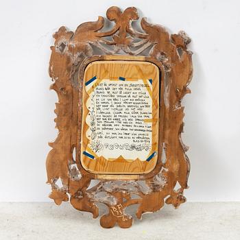 Bo Fjaestad, mirror, Värmland, 1973.